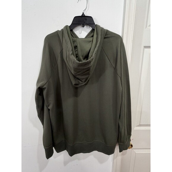 Athletic Works Sweatshirt Men’s Size 16/18 Green Long Sleeve Hoodie - Picture 3 of 5